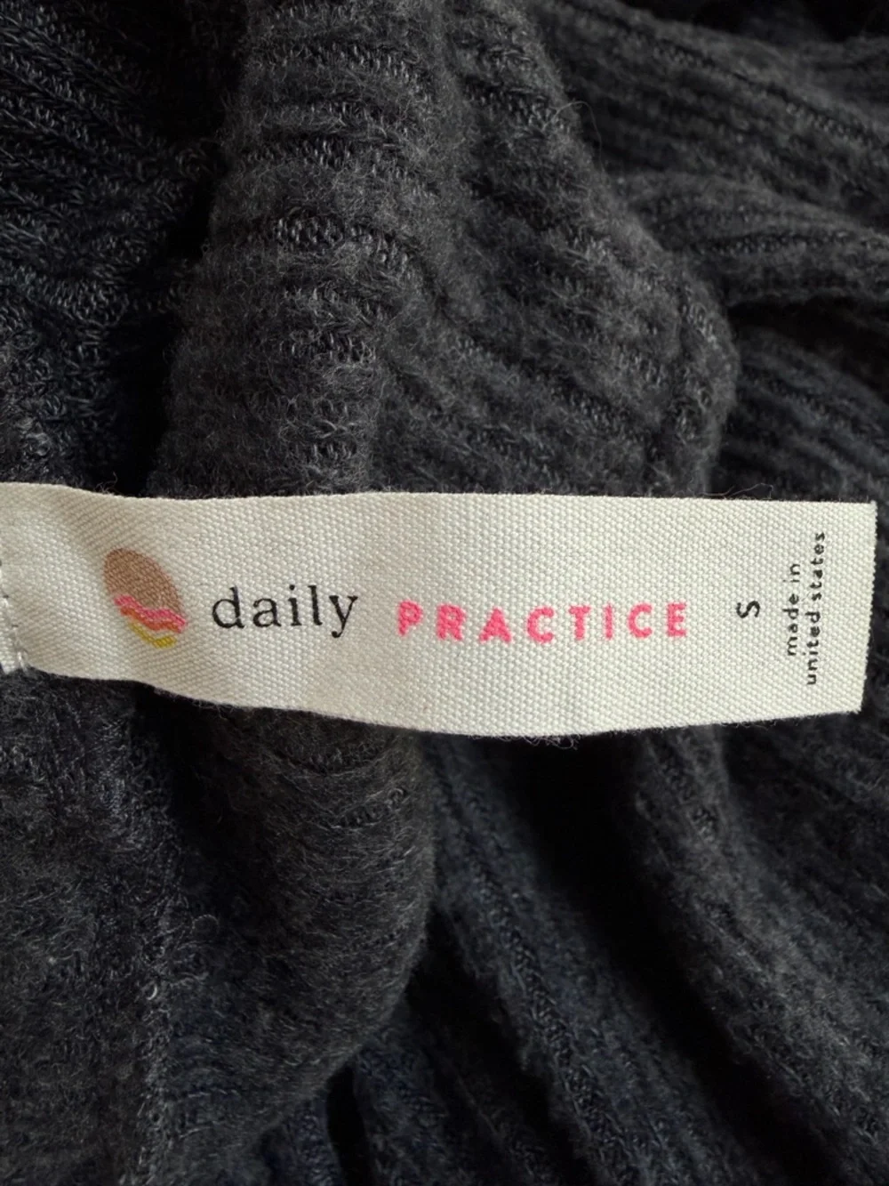 Daily Practice Anthropologie Turtleneck Side-Slit knit Midi Dress 36372 - Picture 8 of 11